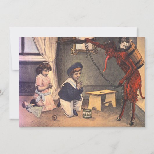 Krampus Kidnapping Bad Children (Voorkant)