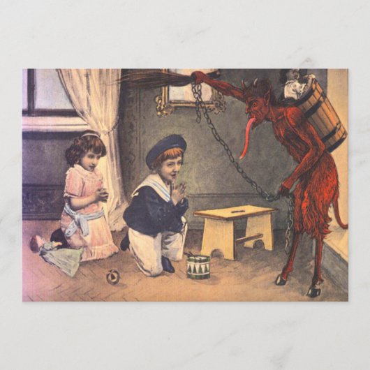 Krampus Kidnapping Bad Children (Voorkant)