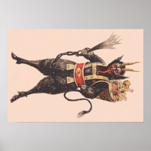Krampus Kidnapping Children Switch Poster (Voorkant)