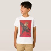 Krampus Kidnapping Girl T-shirt (Voorkant volledig)