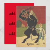 Krampus Kidnapping Kinderen (Voorkant / Achterkant)