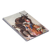 Krampus Kidnapping Kinderen Notitieboek (Rechterzijde)