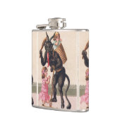 Krampus Kidnaps Girls  feestdag Heupfles (Links)