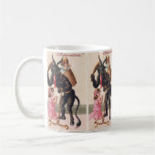 Krampus Kidnaps Girls  feestdag Koffiemok (Links)