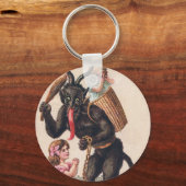 Krampus Kidnaps Girls  feestdag Sleutelhanger (Voorkant)