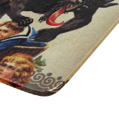 Krampus Kinder in Mand Vakantie Xmas Snijplank (Hoek)