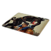 Krampus Kinder in Mand Vakantie Xmas Snijplank (Hoek)