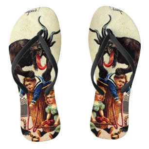 Krampus Kinder kerstfeestdagen Teenslippers