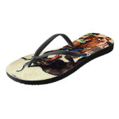 Krampus Kinder mand vakantie kerst Teenslippers (Schuin)