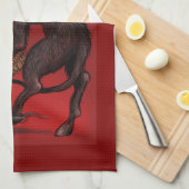 Krampus Kitchen Towel Theedoek (Quarter Fold)