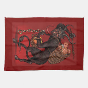 Krampus Kitchen Towel Theedoek