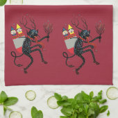  Krampus Kitchen Towel Theedoek (Gevouwen)