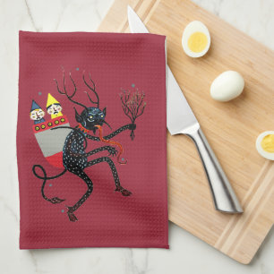  Krampus Kitchen Towel Theedoek