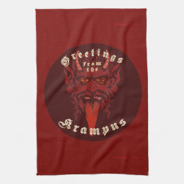 Krampus Kitchen Towel Theedoek