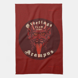 Krampus Kitchen Towel Theedoek