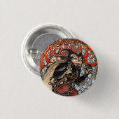 Krampus-knop Ronde Button 3,2 Cm (Voorkant /achterkant)
