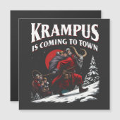 Krampus komt naar de stad Krampus Kerstmis (Voorkant / Achterkant)