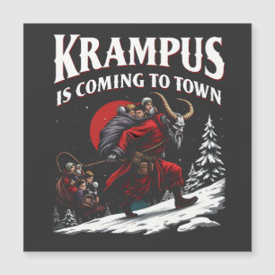 Krampus komt naar stad Krampus Kerstmis