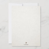 Krampus Kunst Feestuitnodiging Kaart (Achterkant)