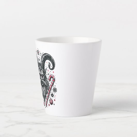 Krampus Latte Mok (Voorkant)