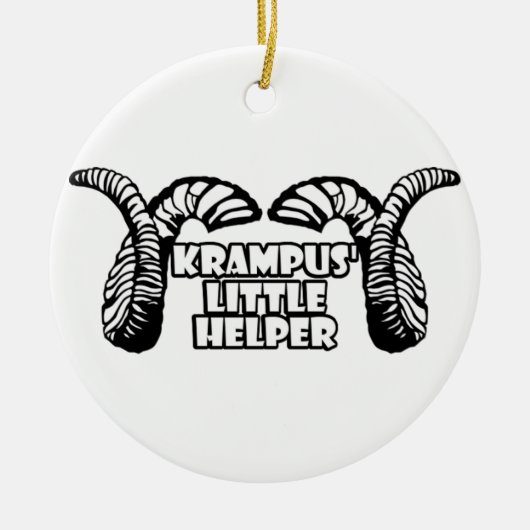 Krampus' Little Helper Keramisch Ornament (Voorkant)