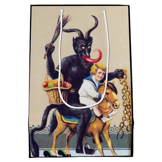 Krampus Medium Cadeauzakje (Achterkant)