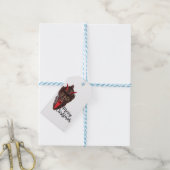 krampus merry kerst cadeaulabel (Met Touw)