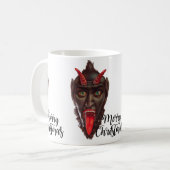 krampus merry kerst koffiemok (Voorkant links)