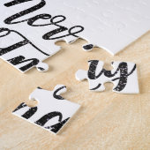 krampus merry kerst legpuzzel (Zijkant)