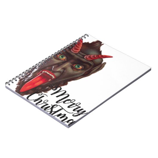 krampus merry kerst notitieboek (Linkerzijde)