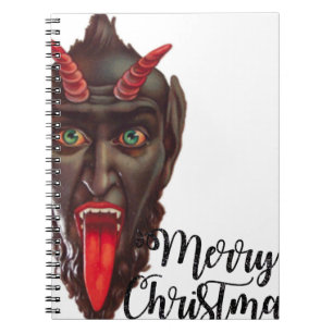 krampus merry kerst notitieboek