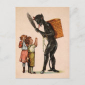  Krampus met Kinderen Briefkaart (Voorkant)