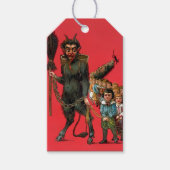  Krampus met Kinderen Cadeaulabel (Voorkant)