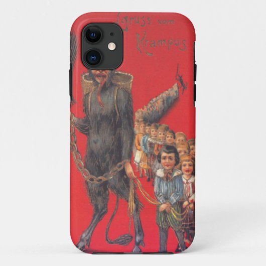 Krampus met slechte kinderen Case-Mate iPhone case (Achterkant)