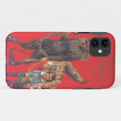 Krampus met stoute kinderen Case-Mate iPhone case (Achterkant (horizontaal))