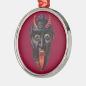Krampus Metalen Ornament (Links)