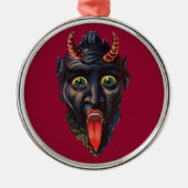 Krampus Metalen Ornament (Voorkant)