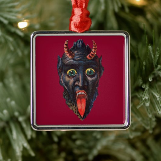 Krampus Metalen Ornament (Boom)