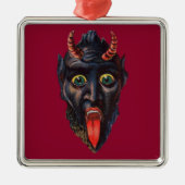 Krampus Metalen Ornament (Voorkant)