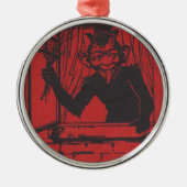 Krampus Metalen Ornament (Voorkant)