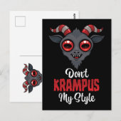 Krampus Mijn Stijl Niet Briefkaart (Voorkant / Achterkant)