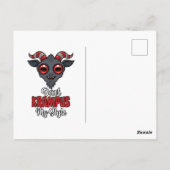 Krampus Mijn Stijl Niet Briefkaart (Achterkant)