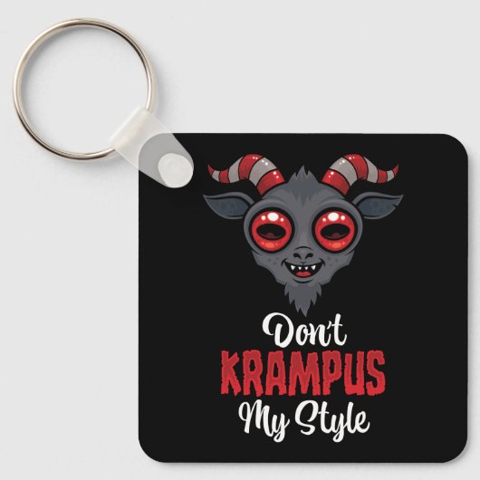 Krampus Mijn Stijl Niet Sleutelhanger (Voorkant)