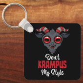 Krampus Mijn Stijl Niet Sleutelhanger (Voorkant)