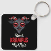 Krampus Mijn Stijl Niet Sleutelhanger (Achterkant)