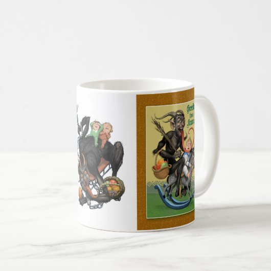 Krampus Mok met 3 Design (Voorkant rechts)