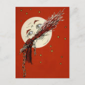  Krampus Moon Briefkaart (Voorkant)