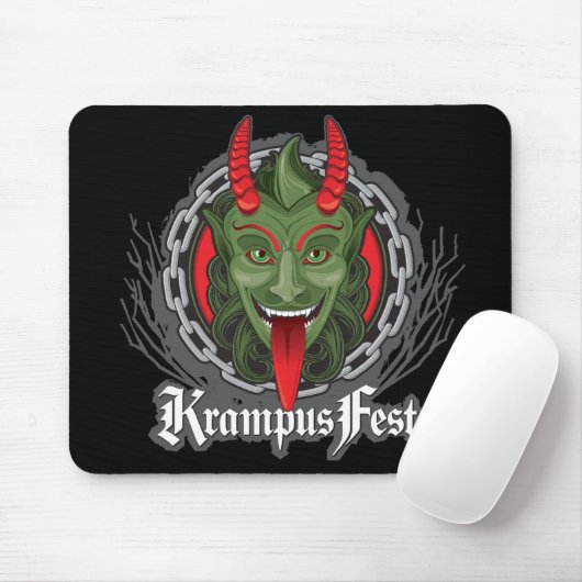 Krampus Mousepad Muismat (Met muis)