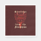 Krampus Napkins Servet (Voorkant)