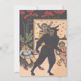 Krampus neemt stoute kinderen mee